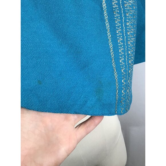 Vintage Nago Folkcrafts Okinawa cape Handcrafted virgin wool OOAK Japanese - Picture 4 of 7